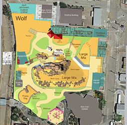 Rendering showing new zoo construction